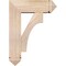 Ekena Millwork Westlake Arts and Crafts Smooth Bracket w/ Offset Brace, Douglas Fir, 7 1/2"W x 22"D x 30"H BKT0806X22X30WTL03SDF - alternate 2